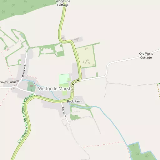 Map of Welton le Marsh