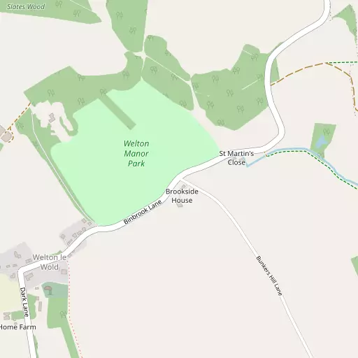Map of Welton le Wold