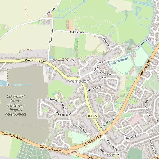 Map of Wembdon