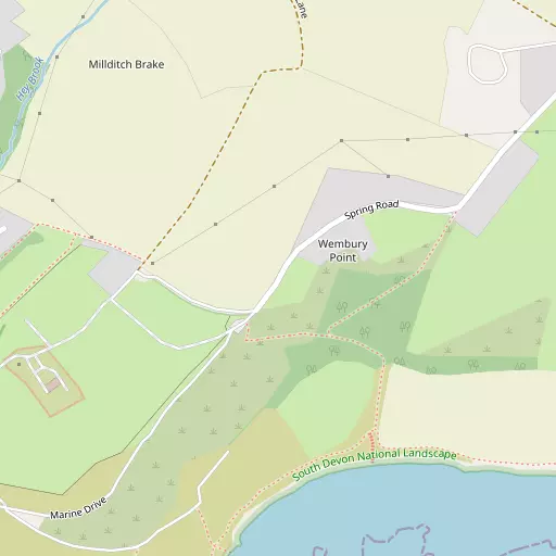 Map of Wembury Point
