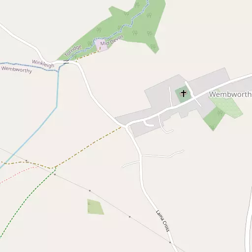 Map of Wembworthy