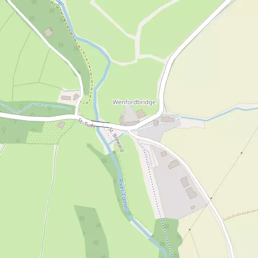 Map of Wenfordbridge