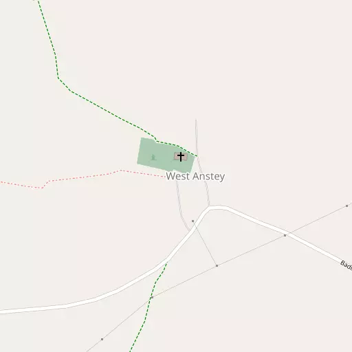 Map of West Anstey