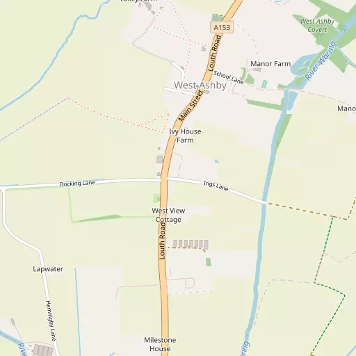Map of West Ashby