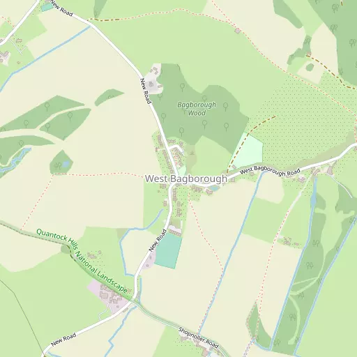 Map of West Bagborough