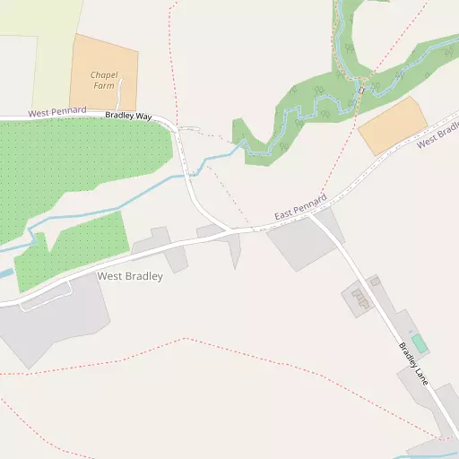 Map of West Bradley