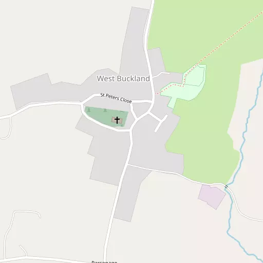 Map of West Buckland