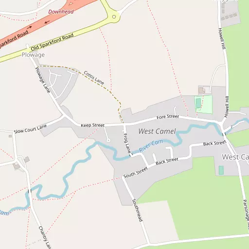 Map of West Camel