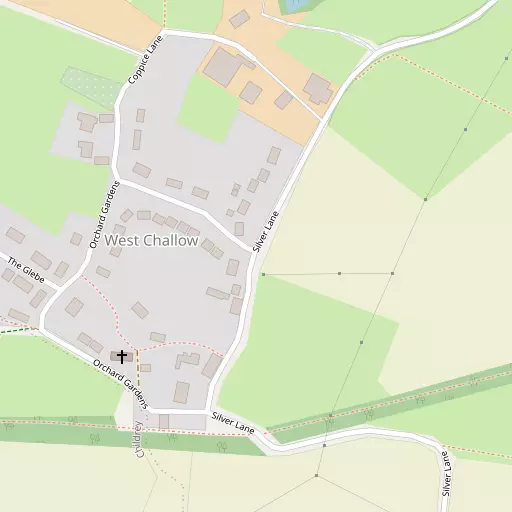 Map of West Challow