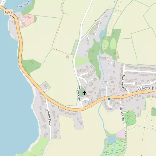 Map of West Charleton