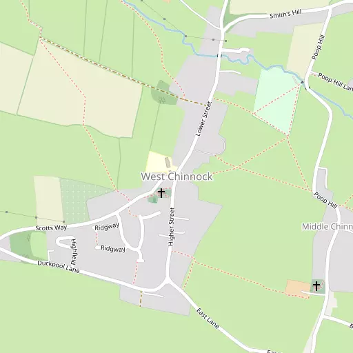 Map of West Chinnock