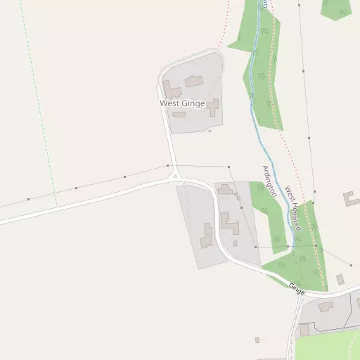 Map of West Ginge