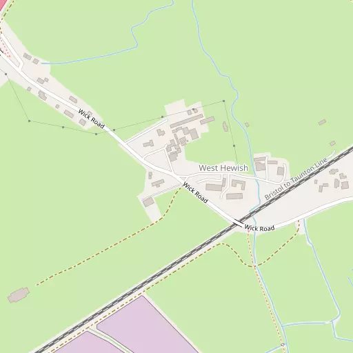 Map of West Hewish