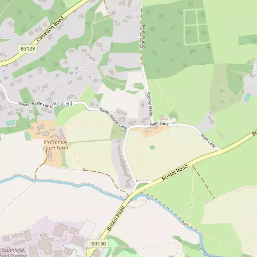 Map of West Hill