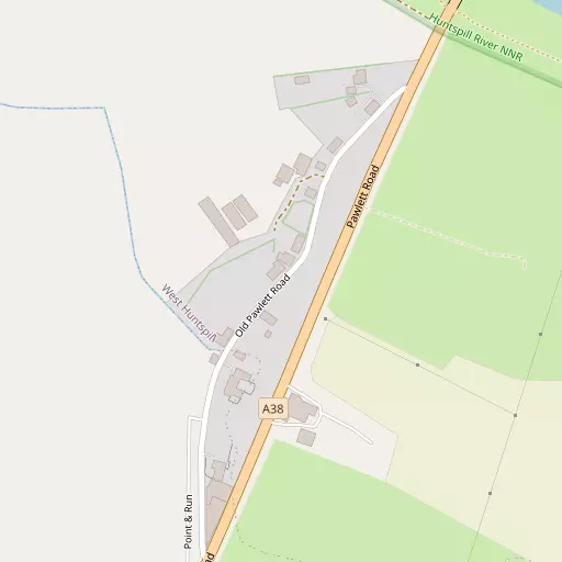 Map of West Huntspill