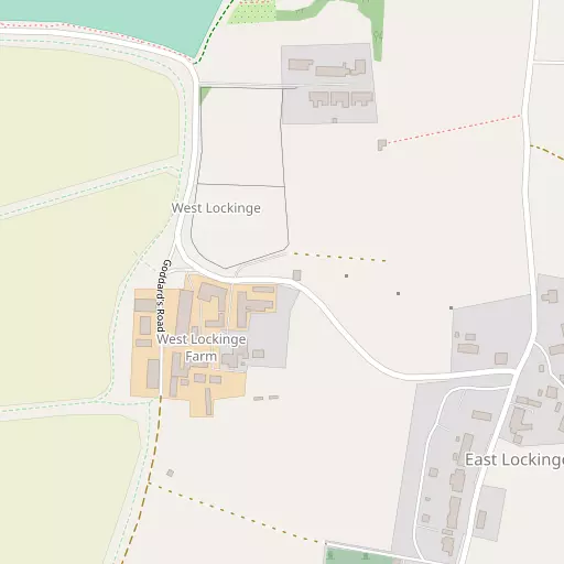 Map of West Lockinge