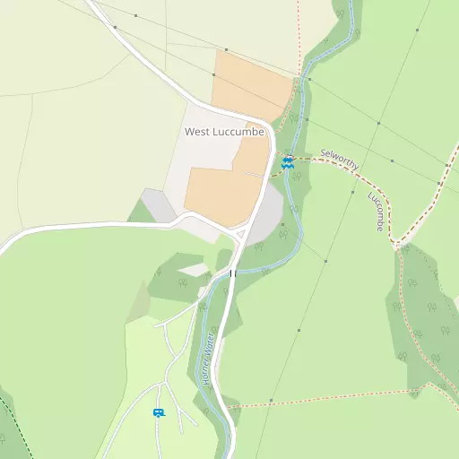 Map of West Luccombe