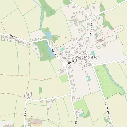 Map of West Monkton