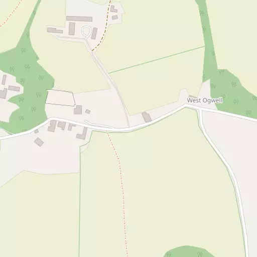 Map of West Ogwell