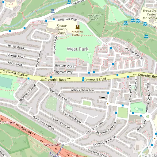Map of West Park