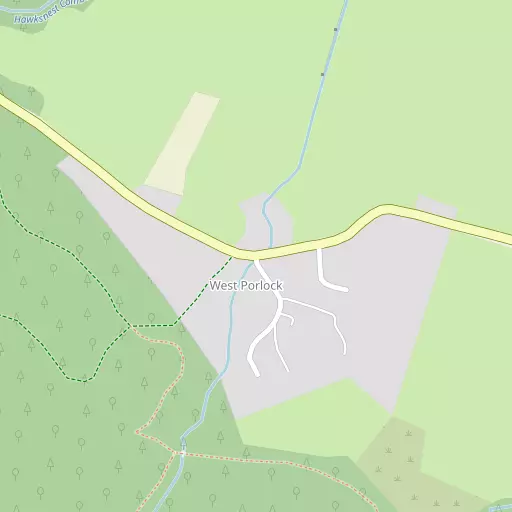 Map of West Porlock