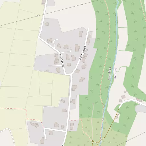 Map of West Tolgus