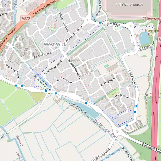 Map of West Wick