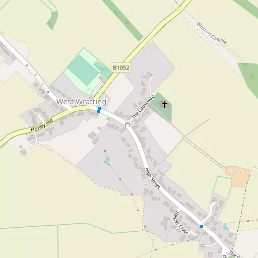 Map of West Wratting