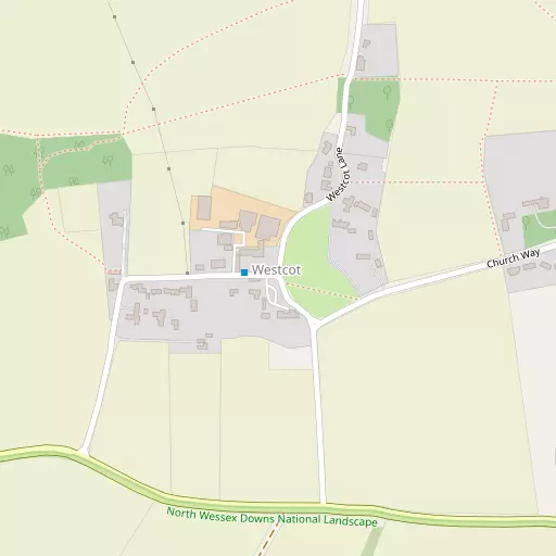 Map of Westcot