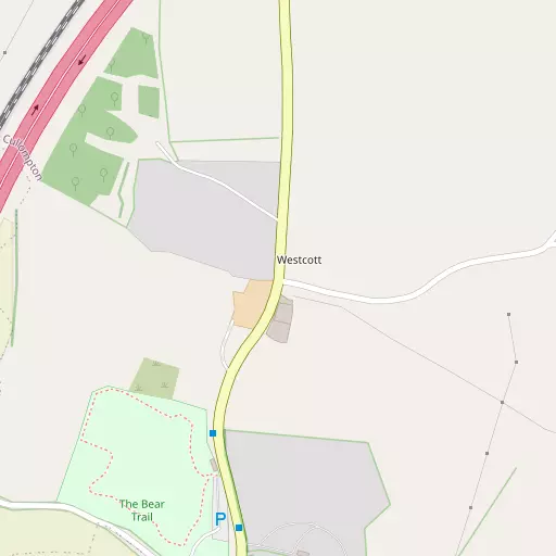 Map of Westcott