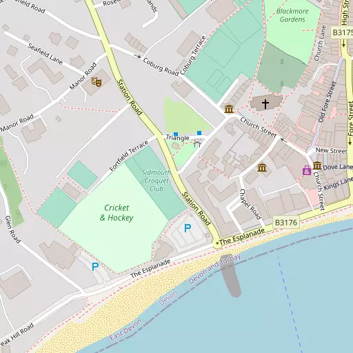 Map of Western Town