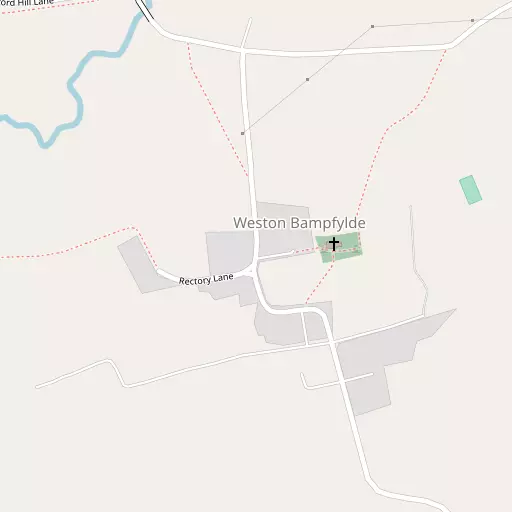 Map of Weston Bampfylde