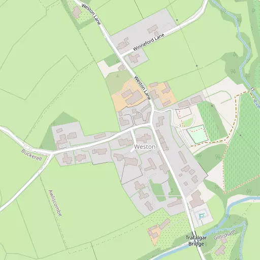 Map of Weston