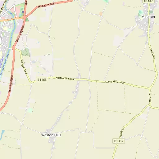 Map of Weston Hills