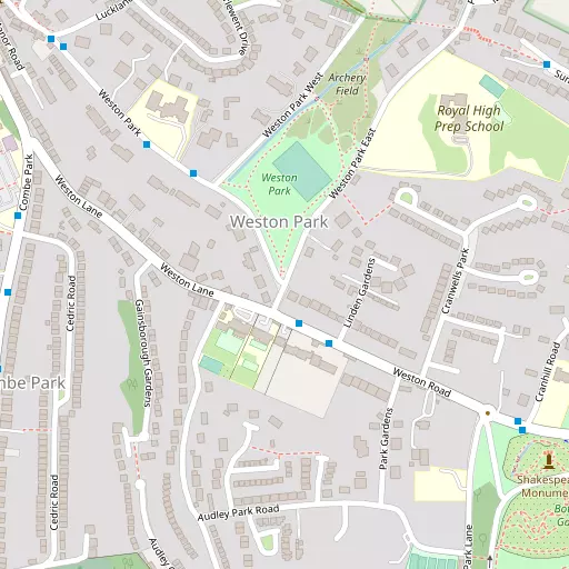 Map of Weston Park