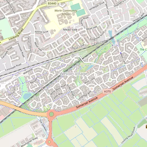 Map of Weston Village