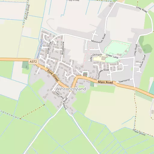 Map of Westonzoyland