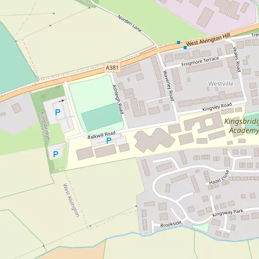 Map of Westville