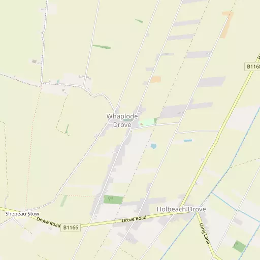 Map of Whaplode Drove
