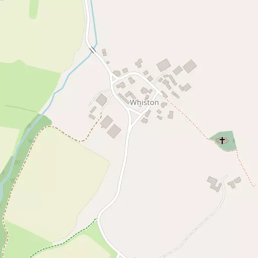 Map of Whiston