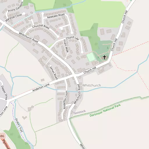 Map of Whitchurch