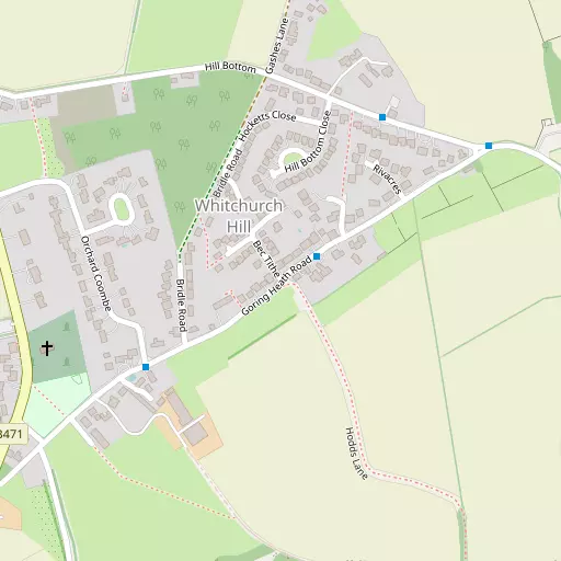 Map of Whitchurch Hill