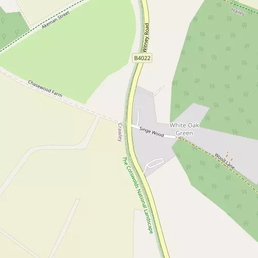 Map of Whiteoak Green