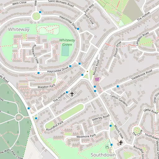 Map of Whiteway