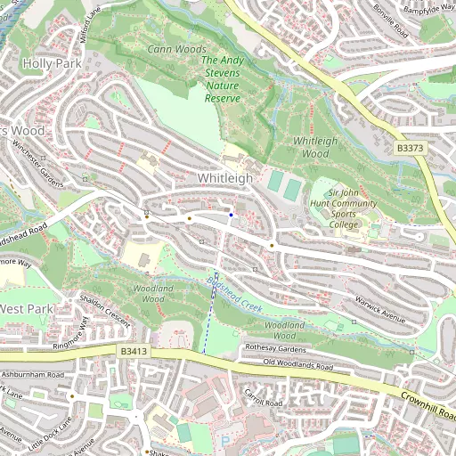 Map of Whitleigh