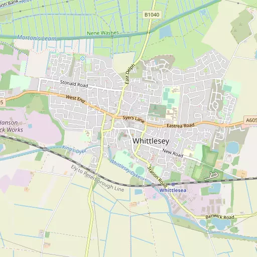 Map of Whittlesey