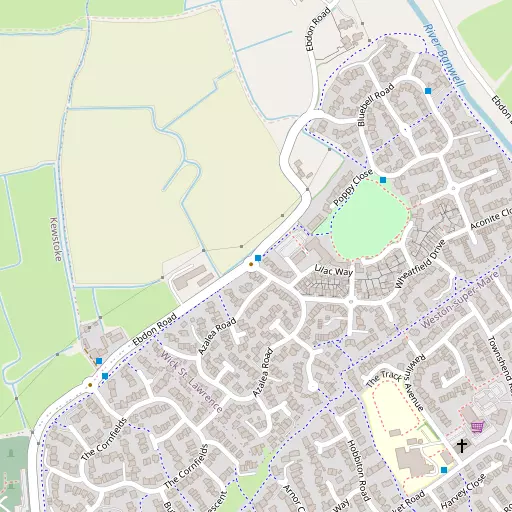 Map of Wick St Lawrence