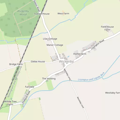Map of Wickenby