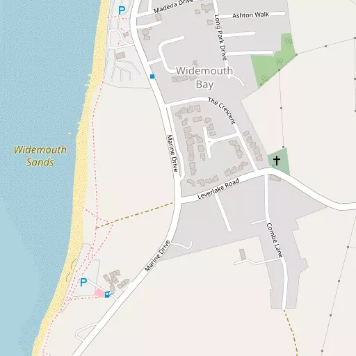 Map of Widemouth Bay
