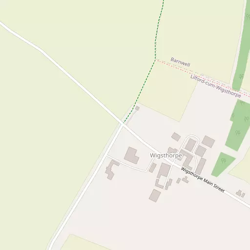 Map of Wigsthorpe